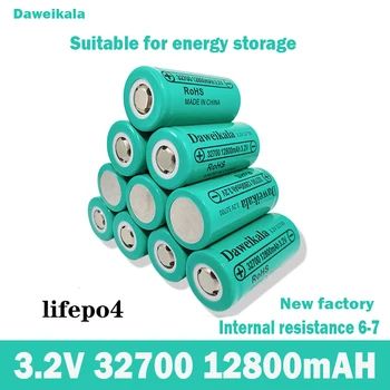 100% Оригинална Акумулаторна батерия 32700 12800 ма 3.2 В lifepo4, Професионална литиево-желязо-Фосфатная Акумулаторна батерия с 12,8 ah50A