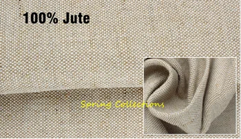 150*50 см Чист Цвят Натурална Джутовая Чул Плат на Окото Бельо Текстил Плат за Салфетки, Покривка Фон Декор САМ Аксесоари