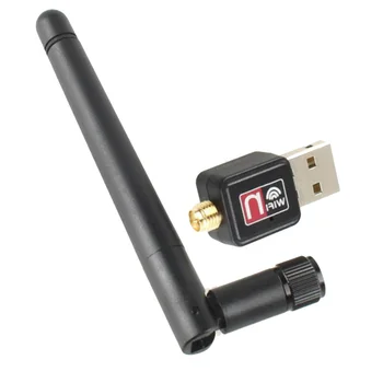 150 Mbps с USB WiFi Адаптер Мини-ключ Външна Безжична Мрежова карта lan 2,4 Ghz 802.11 n/g/b за PC Компютър за Win 7 8