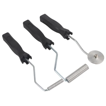 3 бр./компл. набор от инструменти за стекловолоконных ролки от алуминиева сплав Bubble Paddle Tool Laminating Roller Kit за FRP