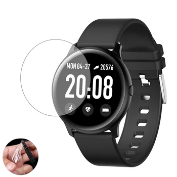 3шт TPU Мека защитно фолио за рундинга LYKRY KW19 Смарт часовници Дамски мъжки Smartwatch на Защитно покритие на екрана