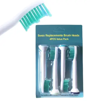 4 БР Професионални сменяеми глави за електрическа четка за зъби с мек косъм Dupont за грижа за устната кухина Philips Sonicare