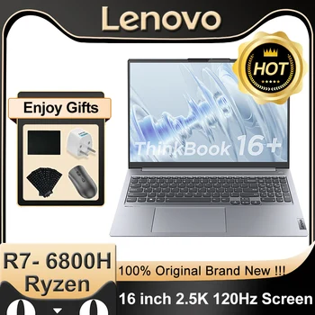 Lenovo ThinkBook 16 + Лаптоп Ryzen R5 6600H/ах италиански хляб! r7 6800H AMD 660M/680M /RTX2050 16G/32GB + 512G/1T/2TB SSD 16 