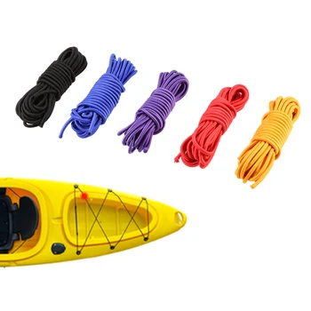 Lixada 5 м, 4 мм/5 мм, каяк, лодка, еластичен бънджи кабел, Аксесоари за каяк, Въжета, Рибарски гребни лодки, захранващ кабел, каишка, гребло, каишка, лодка