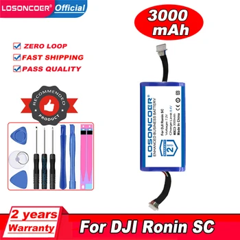 LOSONCOER 3000 mah сегмент rb2 7,2 за DJI Ronin SC, стабилизатор на видео сигнала, кардан аксесоар, батерия