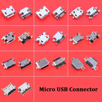 Micro USB 5Pin Гнездовой Конектор кабел за зареждане Порт За Lenovo, Huawei Mate 10 Samsung A20 A30 A40 A50 A60 A70 ASUS S8 Plus Мото