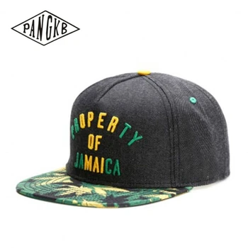 PANGKB Маркова шапка JAMAICA, жан шапка в стил хип-хоп, бейзболна шапка за мъже, жени, възрастни, градинска ежедневни бейзболна шапка от слънцето бейзболна шапка с кости