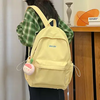 Qyahlybz, училищна чанта за ученичка прогимназия, лесен раница за студенти, дамски ежедневни чанти през рамо