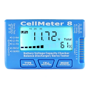 RC CellMeter-7 Цифров Проверка на капацитета на батерията LiPo LiFe Li-ion Nicd NiMH Тестер за напрежение на батерията на Проверка CellMeter7 Cellmeter8