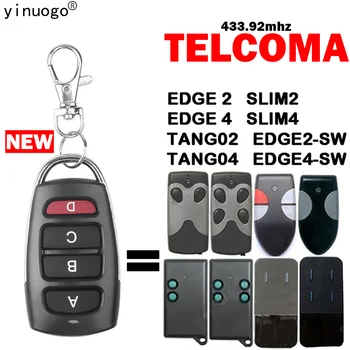 TELCOMA EDGE 4 2 SLIM4 SLIM2 TANG02 TANG04 EDGE2-SW EDGE4-SW Открыватель гаражни врати с дистанционно управление 433,92 Mhz TELCOMA Remote Control