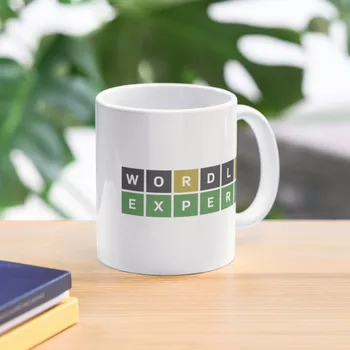 Wordle Expert (Wordle Style) Кафеена чаша, керамични чаши, сладки, чаши, стъклена чаша за кафе термокружка