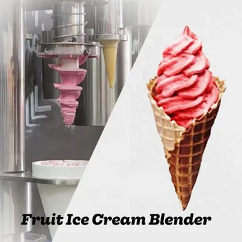 YFactory доставя машина за сладолед с добро качество real fruit завъртете Безплатно CFR море Великобритания WT/8613824555378