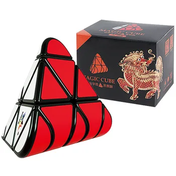 Yuxin Black Kylin през Цялата Ъгъл 3x3x3 Пирамида Cubo Magico Развитие на Играчка-Пъзел За Деца, Детска Подарък Играчка 3x3 Magic Cube