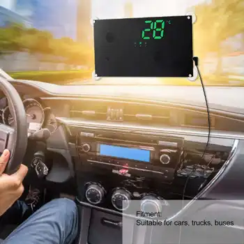 Авто HUD дисплей 11,5 В-30 Универсален Предното стъкло, измерване на скоростта на задното стъкло, М предотвратяване на сблъсъци за леки автомобили, Камиони, автобуси, Авточасти