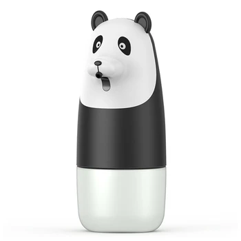 Автоматично дозиране система Сапун на пяна Panda, Бутилка, С Помпа за Пяна, Безконтактно опаковка дезинфектант за ръце, Бутилка С Дозатор Течност за гел, USB