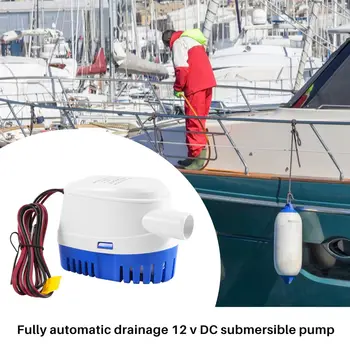 Автоматично потопяема моторна лодка трюмный водна помпа 12V Auto с пускането на поплавкового прекъсвач
