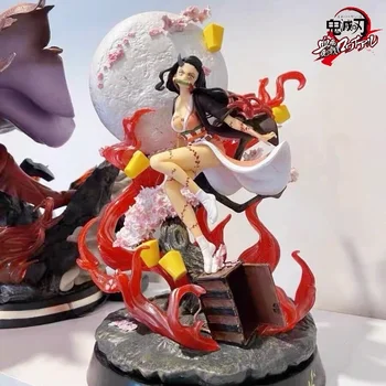 Аниме Фигурка 32 см Gk За Demon Slayer Kamado-nezuko Blood Демо Фигурка Gk Pvc Статуя на Играчката са подбрани Модел Кукли Подаръци