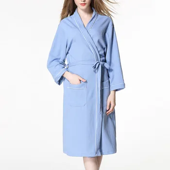 Годишният есенен женски халат големи размери 8XL 7XL 6XL, гръдния кош, 134 см, пижами големи размери за жените