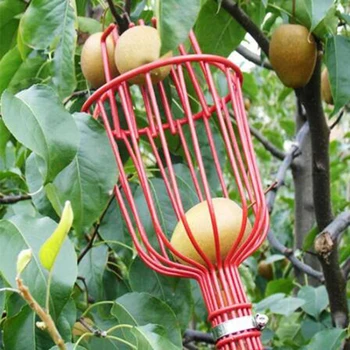 Градински инструменти Дълбока Кошница за събиране на плодове Удобен накрайник за събиране на плодове Устройство за събиране на ябълки и праскови в стопанството