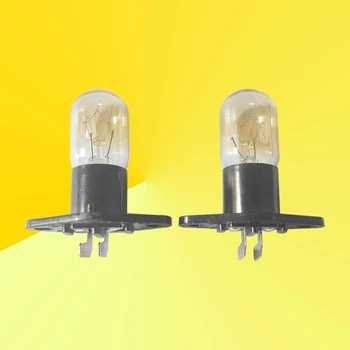 Домашна Мини фурна, универсална лампа с цокъл 2A 250V, led лампа за микровълнова печка, Малки резултати при висока температура крушки за електрически уреди, лесни за инсталиране