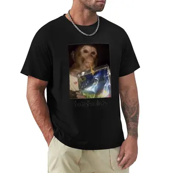 Дурацкая тениска със забавна маймуна, мъжко облекло, тениски по поръчка, създайте своя собствена тениска за мъже