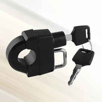 Заключване на кормилото на мотоциклета, преносим 25 мм противоугонный заключване за ключове за сигурност (черен)