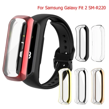 Защитен калъф за PC за Samsung Galaxy Fit 2 SM-R220 Дело на цял екран Защитен Калъф с покритие на Бронята Samsung Galaxy Fit2