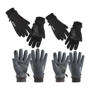 Зимни топли ръкавици, антизащитный екран за мъже и жени, работещи на мотоциклети