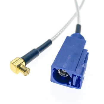 Кабел RG316 Fakra SMB C женски-MCX Мъжки Правоъгълен 50 Ома RF Коаксиален кабел за Удължаване с Косичкой Свързване на Коаксиален Кабел