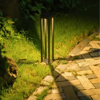 Квадратни алуминиеви водоустойчива led светлина за косене на тревата 10 W, COB LED, външната лампа, градински тела, външно осветление за двора, уличното осветление