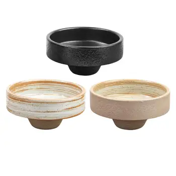 Керамична купа икебана, Порцелан титуляр за вази с пъпки, ваза за чаена церемония за работния плот