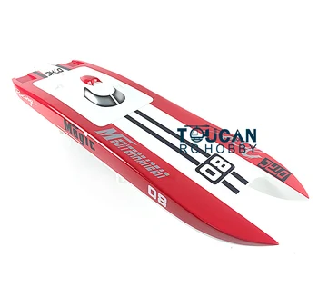 Комплект E32 Cheetah/Германия, дело на електрическа състезателна високоскоростна лодка от фибростъкло, само за напреднали плейър, червен TH02636