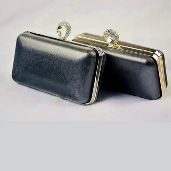 Метална кръгла кутия, рамка за чантата си, дръжки за чанти 