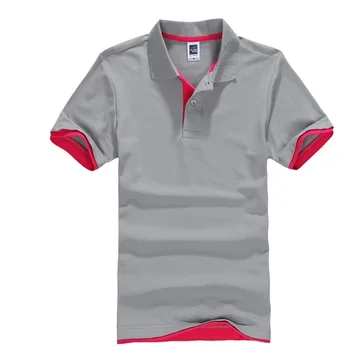 Мъжки t-shirt, Лятна Класически памучен тениска с къс ръкав, Мъжки Ежедневни Обикновена тениски, Потници, Мъжки Бизнес тениски За голф, Върхове Camisa