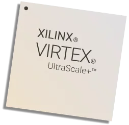 На чип за XCVU9P-2FLGA2104I Virtex® UltraScale+™ с програмируема в полеви условия матрица на клапани (FPGA) 416 391168000 2586150 2104- BBGA, FCBGA