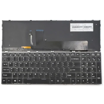 Новата клавиатура за лаптоп Clevo P650HP3-G P650HP6-G P650HS-G P650RP6-G P650RS6-G P651HP3-G с цветна подсветка и кристали