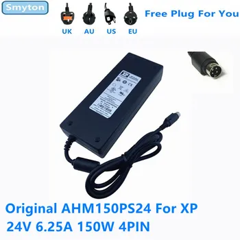 Оригинален адаптер за променлив ток зарядно устройство за XP 24V 6.25 A 150W 4PIN AHM150PS24 Източник на захранване