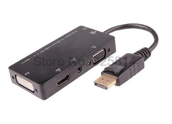по dhl или ems 20 парчета, DP-конектор за DVI, HDMI-съвместими VGA аудио-жак, адаптер, кабел конвертор Display Port за Apple MacBo