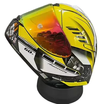 Полнолицевый мотоциклет шлем, за да се движат по неравен терен X14 жълт цвят, състезателна каска за мъже и жени, защитна капачка Four Seasons Capacete Casco