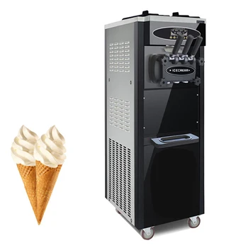 Професионална италианска машина за приготвяне на мек сладолед със сензорен екран, с голям капацитет BQZ-F636 за дома и кухнята