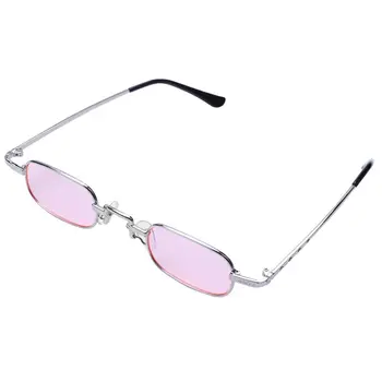 Ретро пънк очила, прозрачни квадратни слънчеви очила, дамски ретро слънчеви очила, мъжки метални рамки