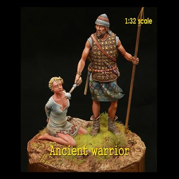 Самосборный Нов продукцията на анализираните екипажа на древните хора 1/32 включва 2 фигурки от смола, неокрашенный модел комплект