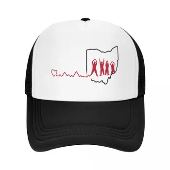 Семеен бейзболна шапка Ohio, плажна бейзболна шапка в стил хип-хоп за мъже и жени