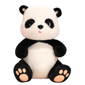 Сладко Голям гигантска мечка Панда плюшени играчки, плюшена играчка, кукла, детски възглавници, cartoony Кавайный декор за стаята, подаръци за рожден ден за момичета