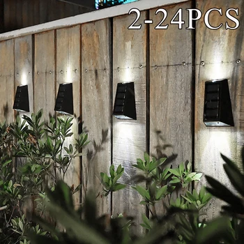 Слънчеви стенни тела външни огради led водоустойчива слънчеви ескалатори факли нагоре и надолу, Външни двор-осветителни тела за декорация на градината