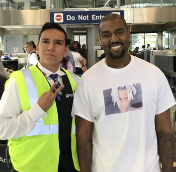 Тениска Kanye West Trust God Tee за мъже и жени е 1:1, високо качество, хип-хоп, рап, чист