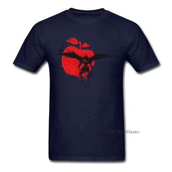 Тениска на Death God Death Note, Мъжки Специална Тениска, Луди Блузи, тениски с Принтом Apple, Дрехи От Памучен Плат, Тениски По Поръчка