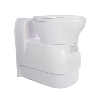 Тоалетна за кемпер, тоалетна, вик, дренаж тоалетна чиния с дробильным помпа, водопровод