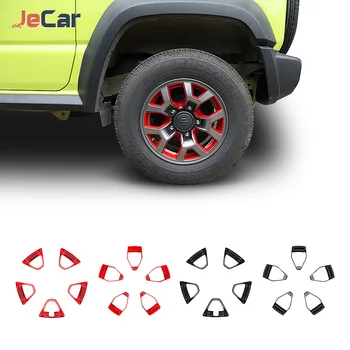 Украса на главината на колелото на автомобила JeCar, стикер, тампон върху рамката, стайлинг от ABS-пластмаса за Suzuki Jimny 2019 година на издаване, корнизи за външността на автомобила, аксесоари