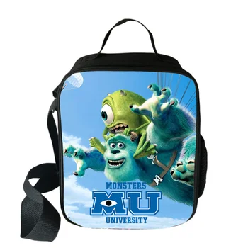 Чанта за обяд Disney Monsters University Охладител за момичета, преносими термосумки за пикник за ученици, кутия за момчета, тотализатор